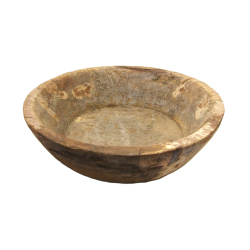 Misa z drewna egzotycznego Brąz 43cm